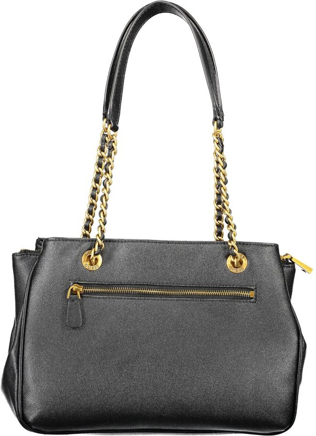 Handbag Guess Shoes Black Polyethylene