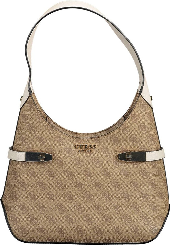 Handbag Guess Shoes Beige Polyethylene