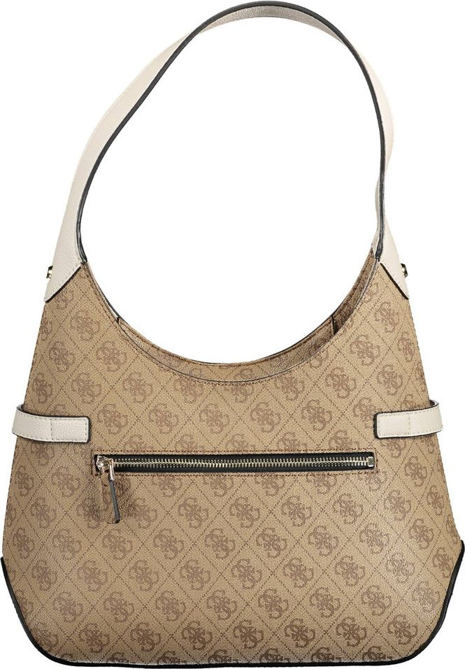 Handbag Guess Shoes Beige Polyethylene
