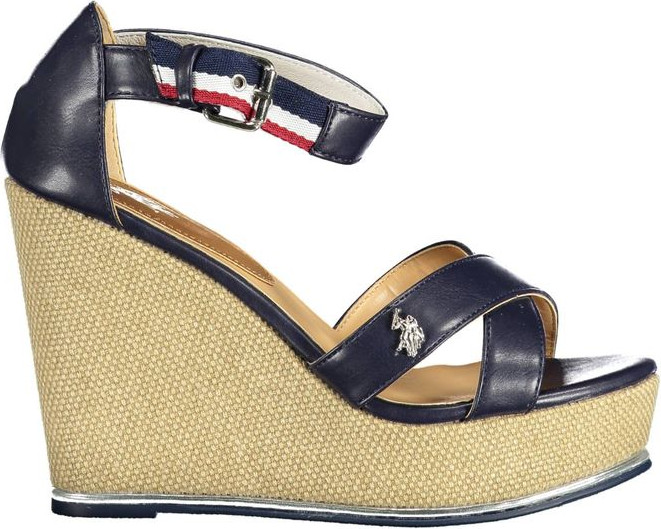 Синие хлопковые сандалии U.S. Polo Assn.