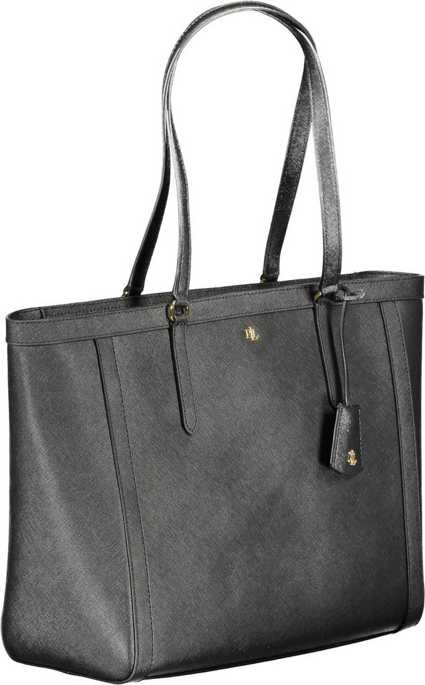 Сумка Ralph Lauren Черная Кожаная Сумка