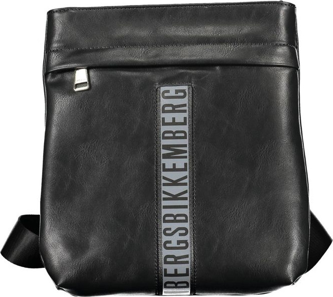 Bikkembergs Qora Polietilen Yelkali Sumka
