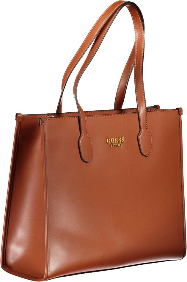 Handbag Guess Shoes Brown Polyethylene
