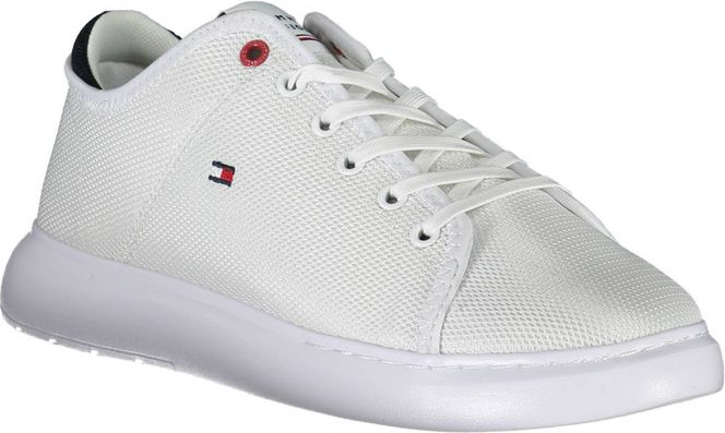 White Polyester Sneaker Tommy Hilfiger