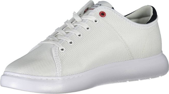 White Polyester Sneaker Tommy Hilfiger