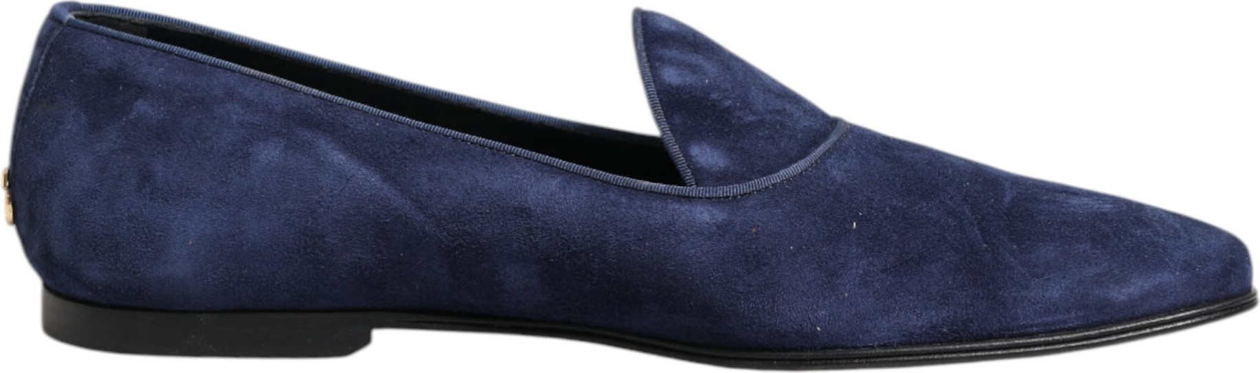 Blue Velvet DG Logo Loafers Dolce & Gabbana