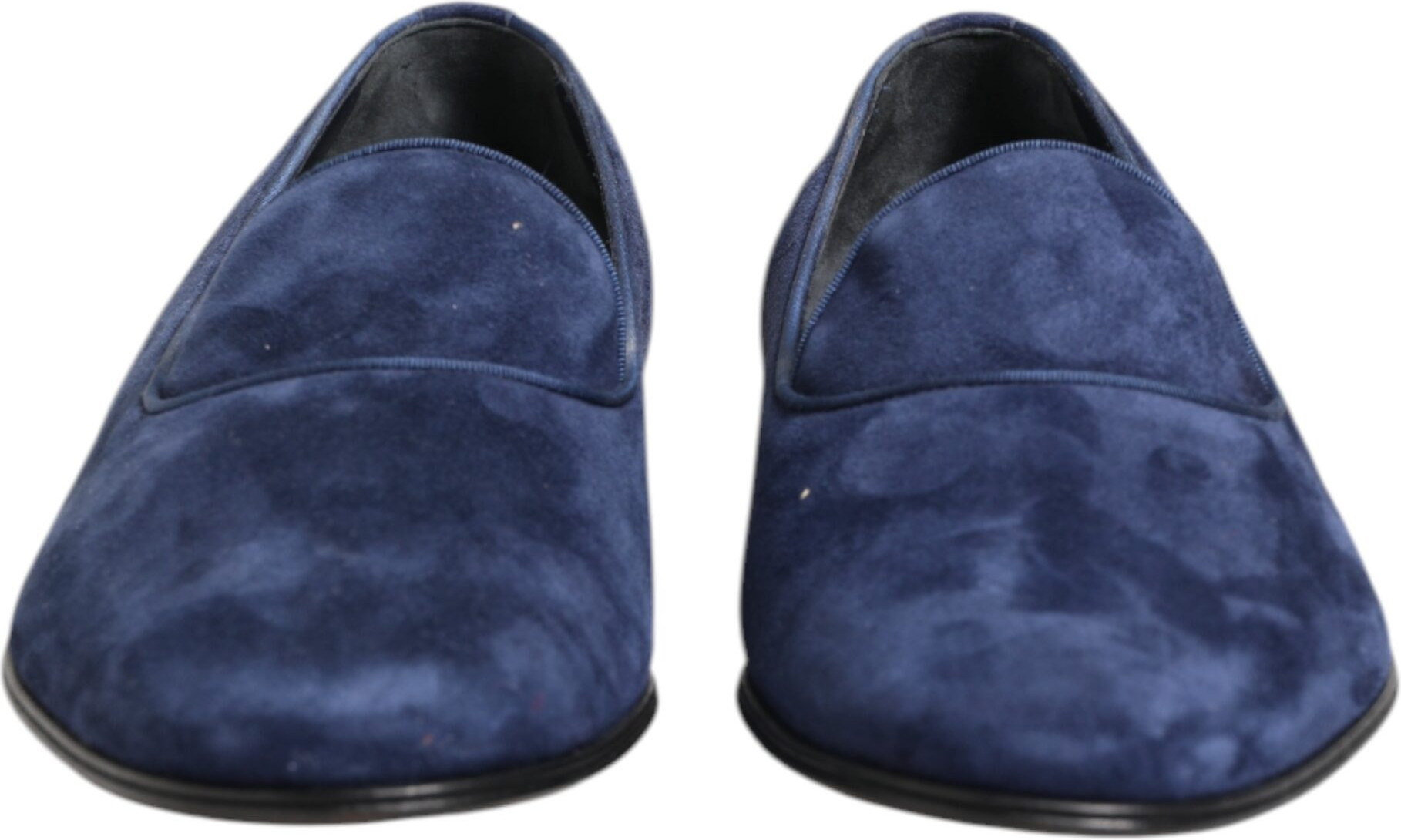 Blue Velvet DG Logo Loafers Dolce & Gabbana