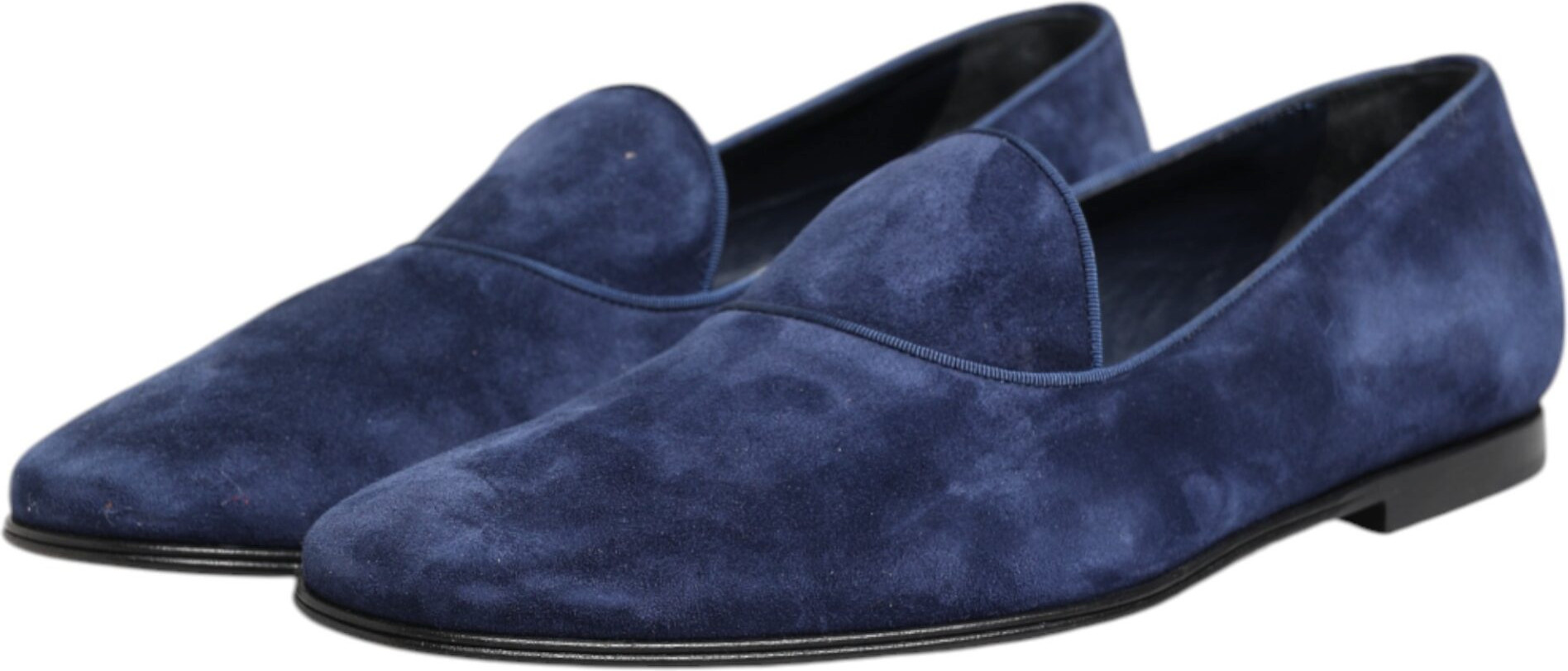 Blue Velvet DG Logo Loafers Dolce & Gabbana