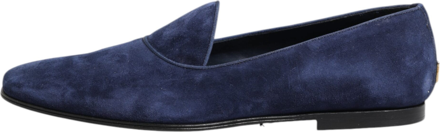 Blue Velvet DG Logo Loafers Dolce & Gabbana