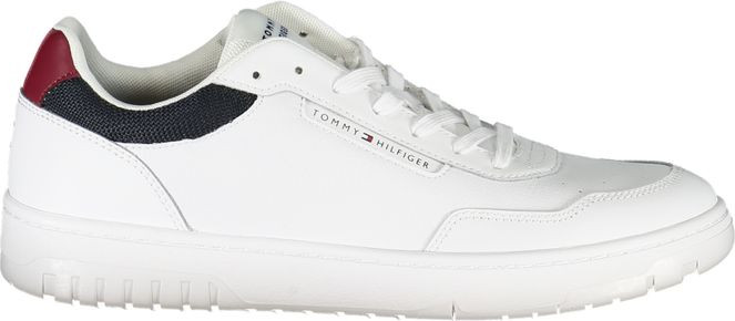 Белые кожаные кроссовки Tommy Hilfiger