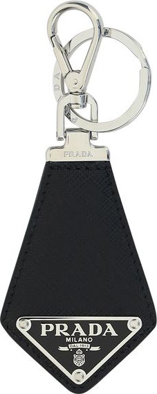 Брелок Prada из кожи Saffiano