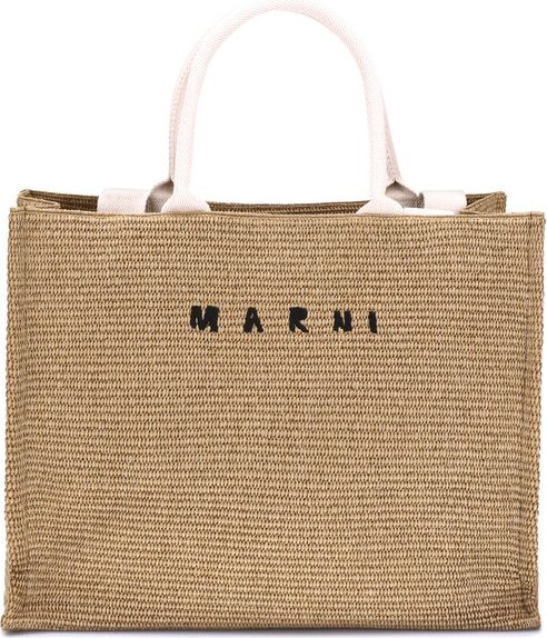 Tote Bag Marni Raffia-effect