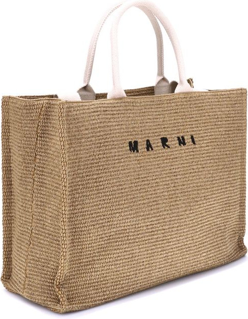 Tote Bag Marni Raffia-effect