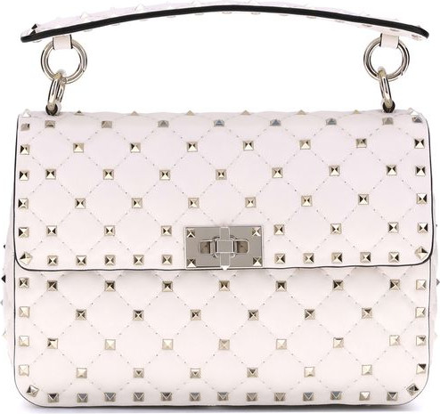 Valentino Garavani Medium Rockstud Spike yelkada sumkasi