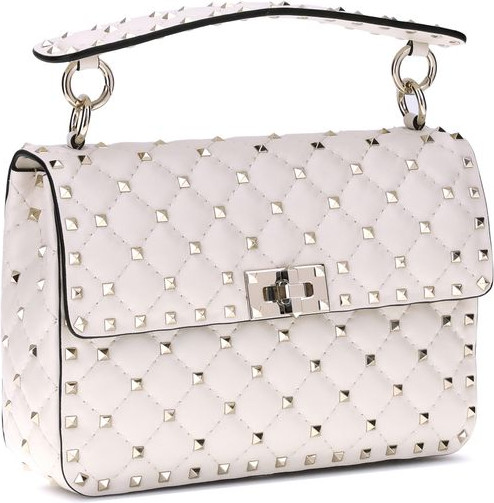 Valentino Garavani Medium Rockstud Spike yelkada sumkasi