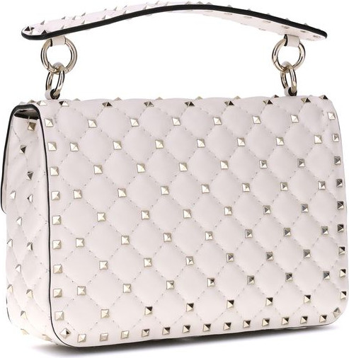 Valentino Garavani Medium Rockstud Spike yelkada sumkasi
