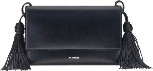 Сумка через плечо Jil Sander с кисточками Shoulder Bag