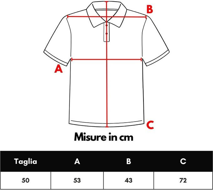 Red Cotton Polo Shirt