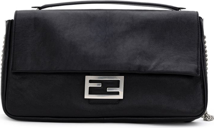 Fendi Qora Charmli Sumkasi