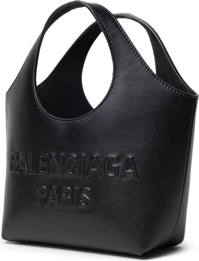 Сумка-тоут Balenciaga Черная кожаная сумка-тоут