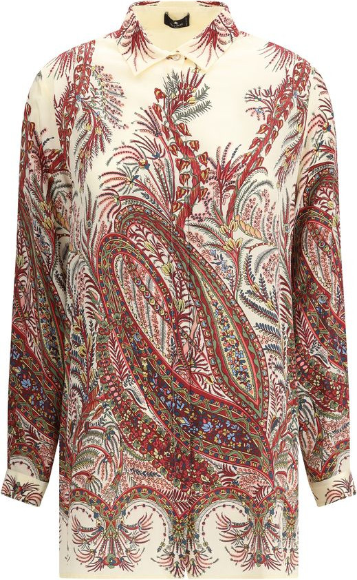 Shirt Etro Multicolor Silk Pattern