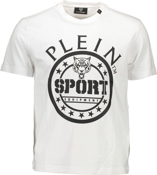 White Cotton T-Shirt Plein Sport