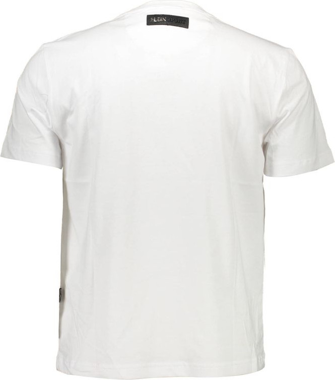 White Cotton T-Shirt Plein Sport