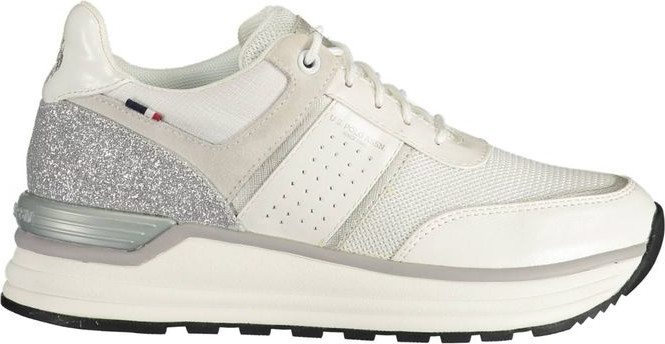 Белые кроссовки из полиэстера от U.S. Polo Assn.