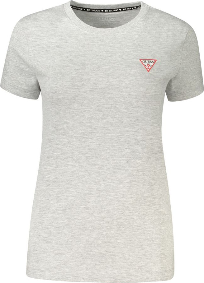 Gray Cotton T-Shirt Guess Shoes