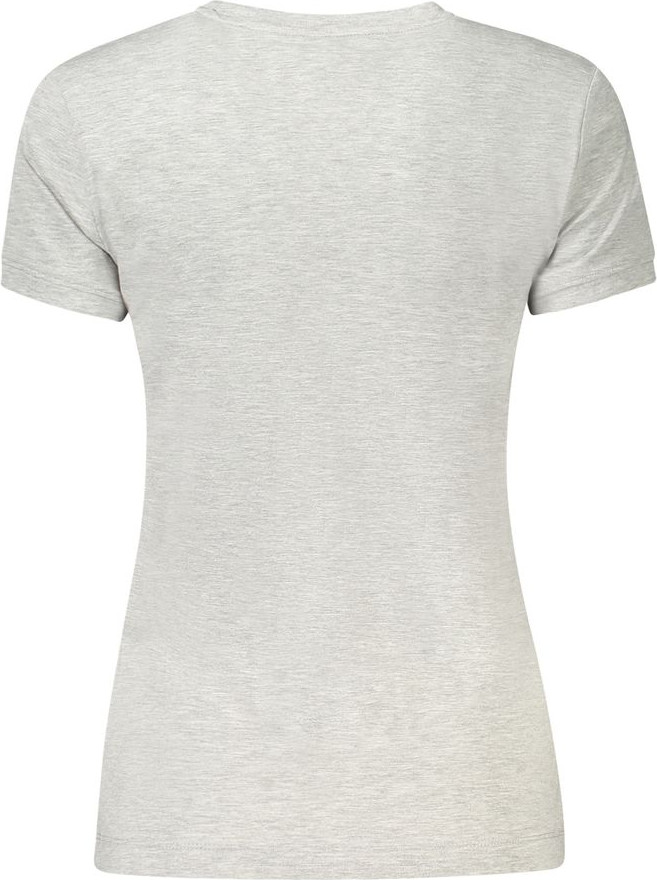 Gray Cotton T-Shirt Guess Shoes