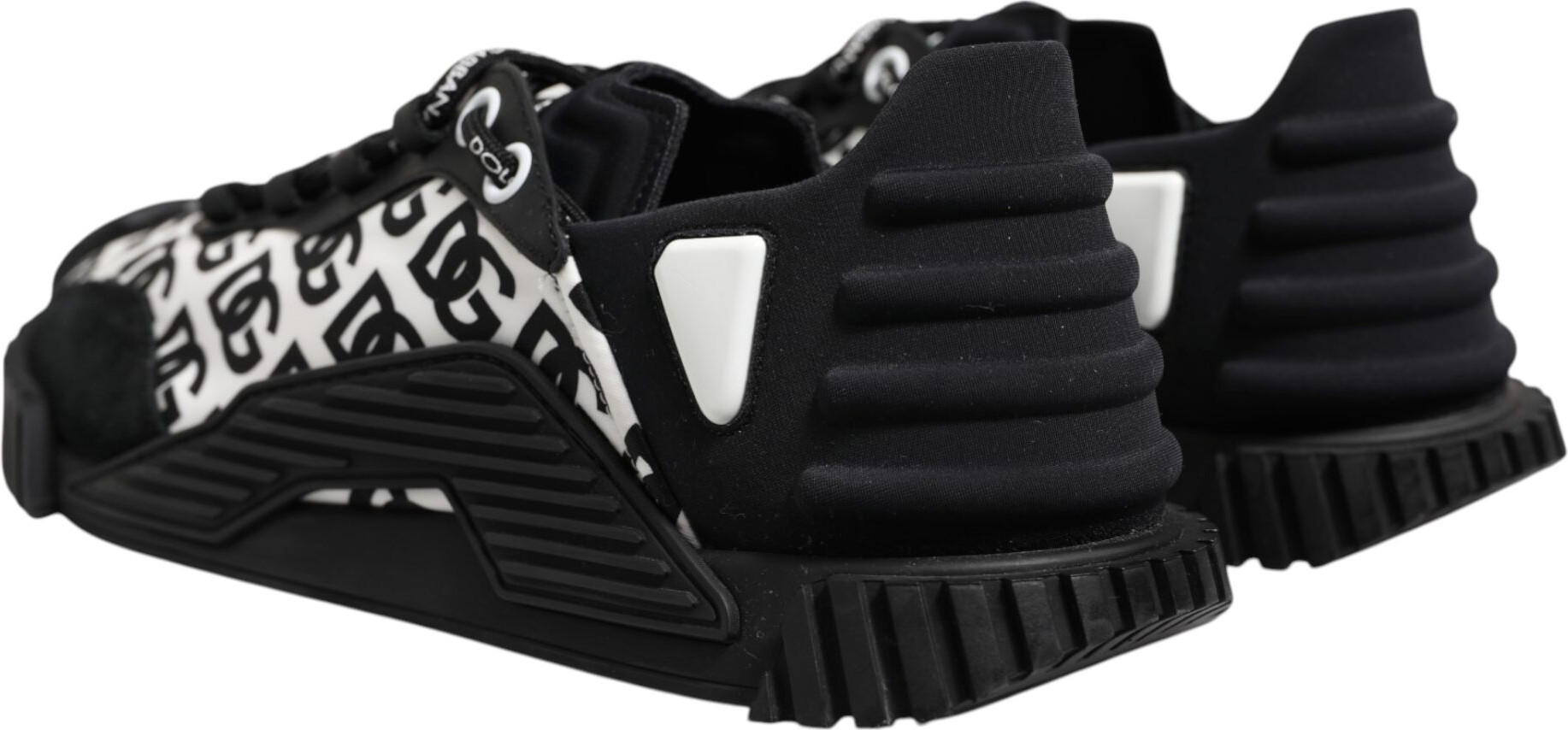NS1 кроссовкаси, Dolce & Gabbana, Qora Logotip, Bog'ichli, Pastki Qism