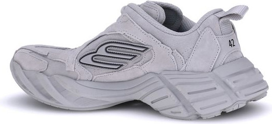 Gray Polyester Athletic Sneakers Balenciaga
