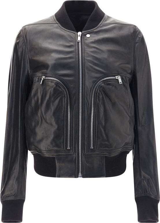 Jacket Rick Owens Bauhaus Flight Leather Jacket