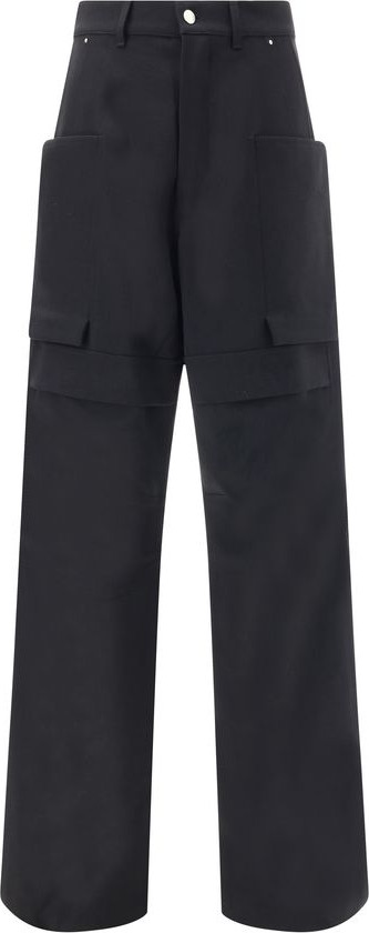 Rick Owens Wool Cargo Pants