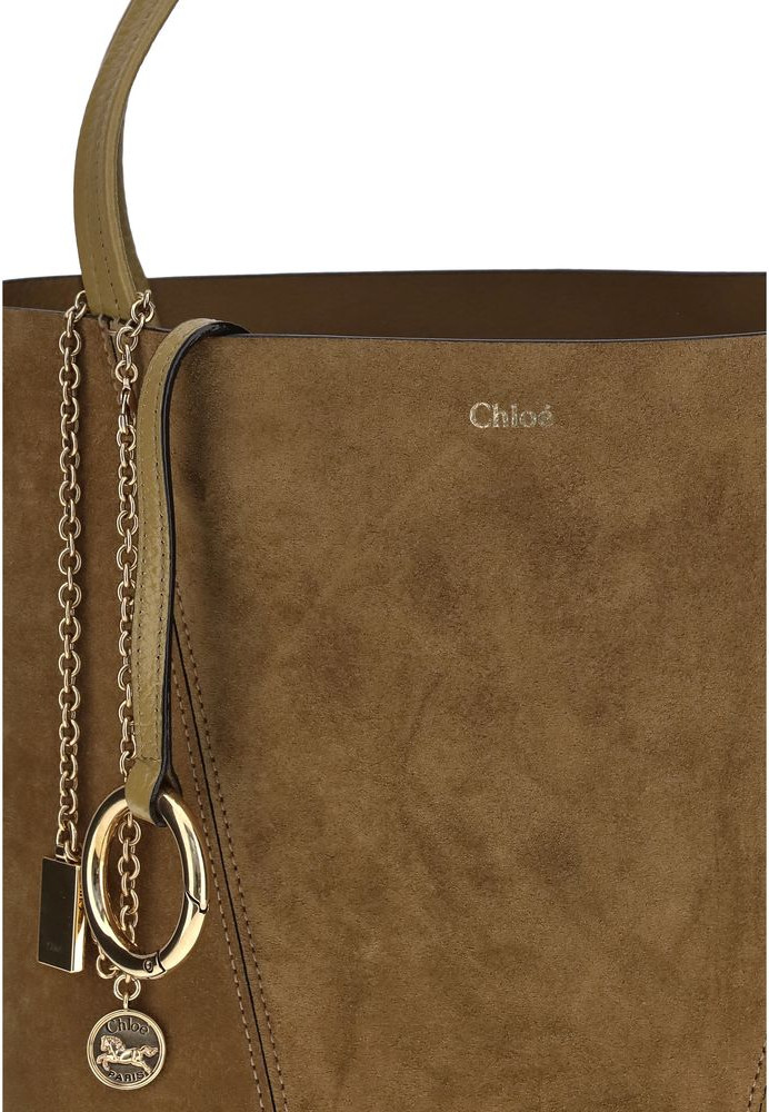 Chloé Süetli Spin Tote Sumkasi