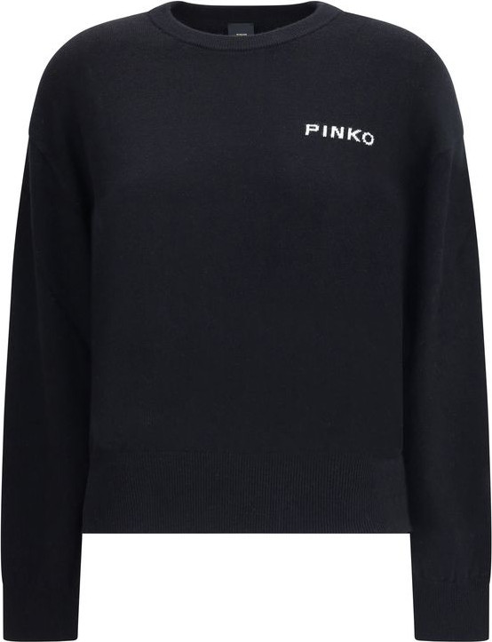Черная толстовка Pinko из шерсти