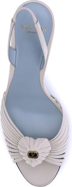 Sandals Valentino Garavani White Calf Leather