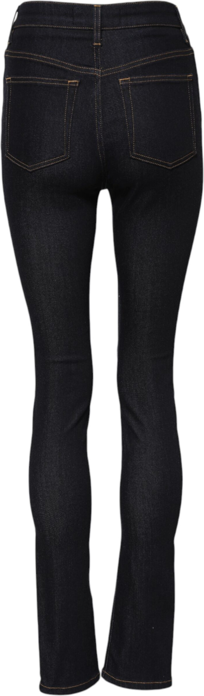 Blue Cotton High Waist Skinny Denim Jeans - Dolce & Gabbana