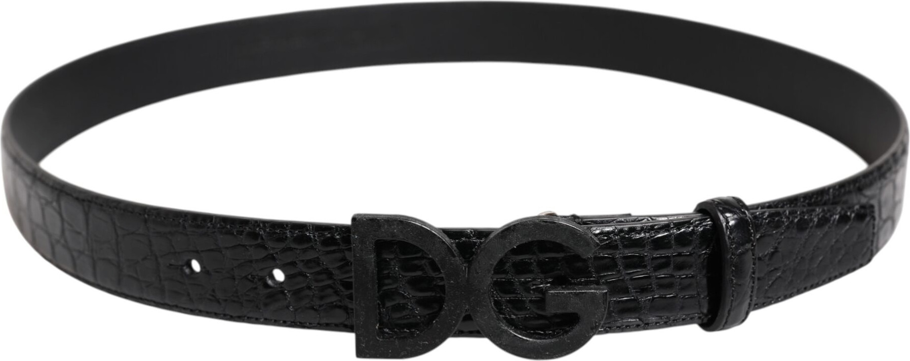 Dolce & Gabbana Classic Metal DG Buckle Belt