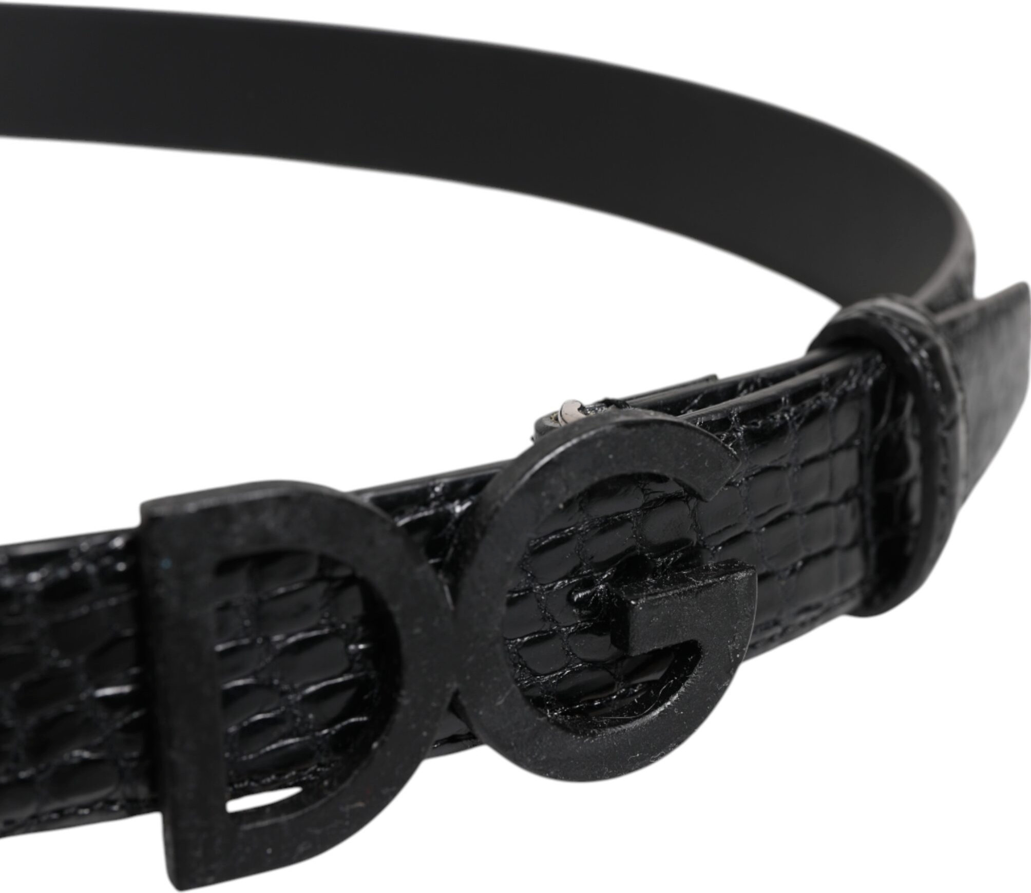 Dolce & Gabbana Classic Metal DG Buckle Belt