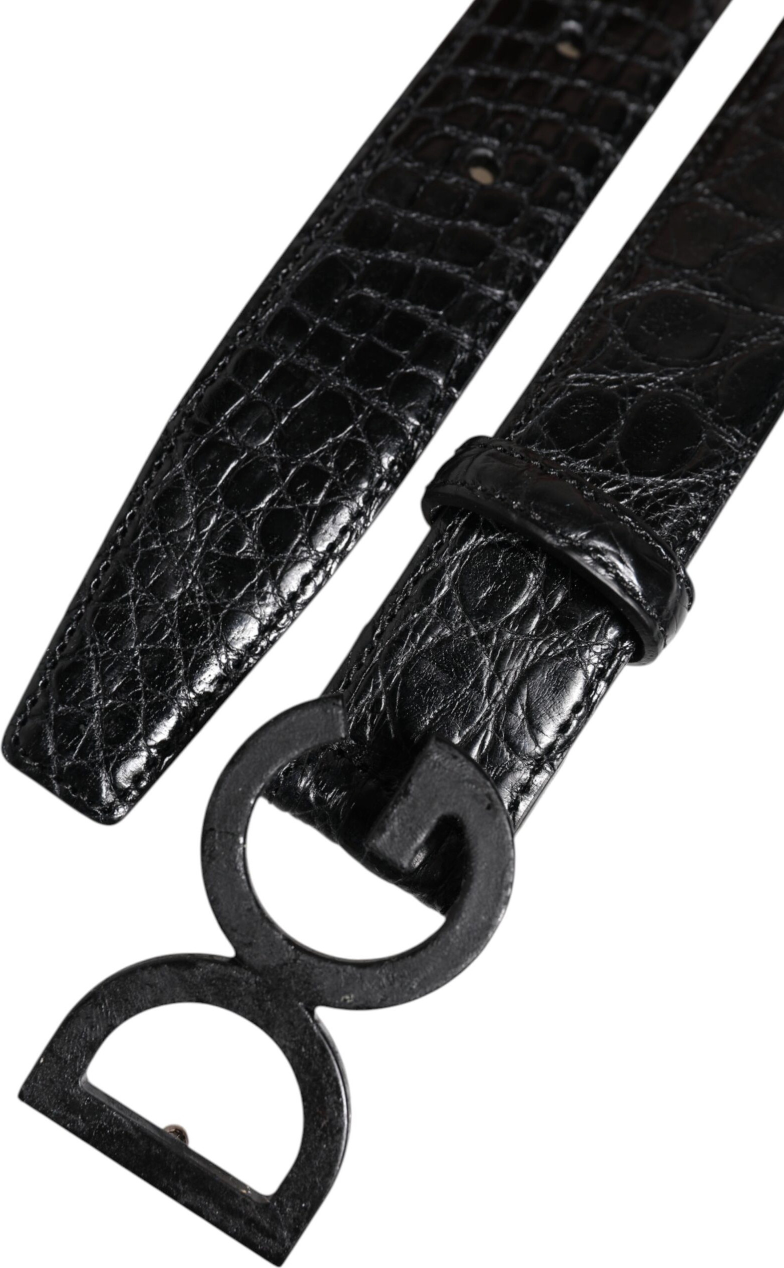 Dolce & Gabbana Classic Metal DG Buckle Belt