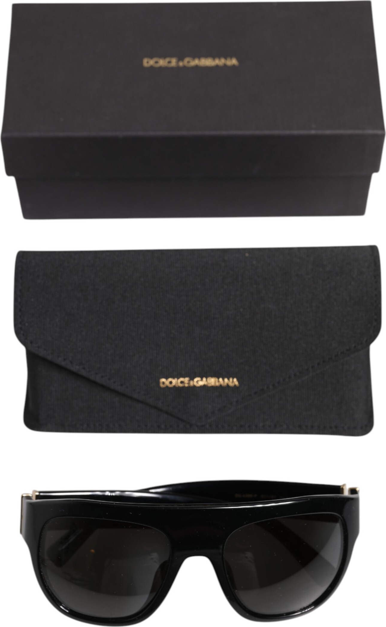 Солнцезащитные очки Dolce & Gabbana Черная квадратная ацетатная оправа DG4398-F
