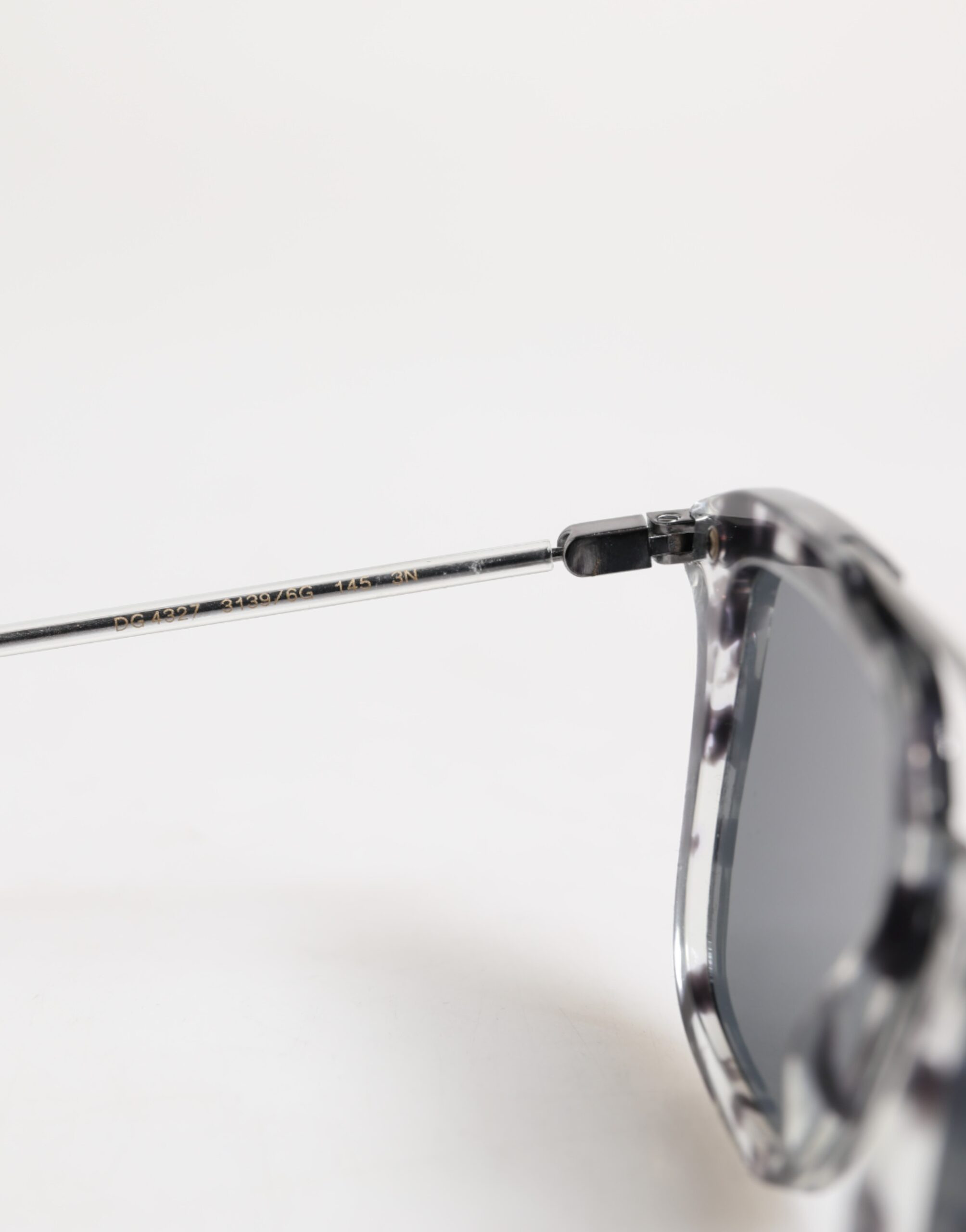 Sunglasses Dolce & Gabbana Gray Havana Acetate Square DG4327 Eyewear