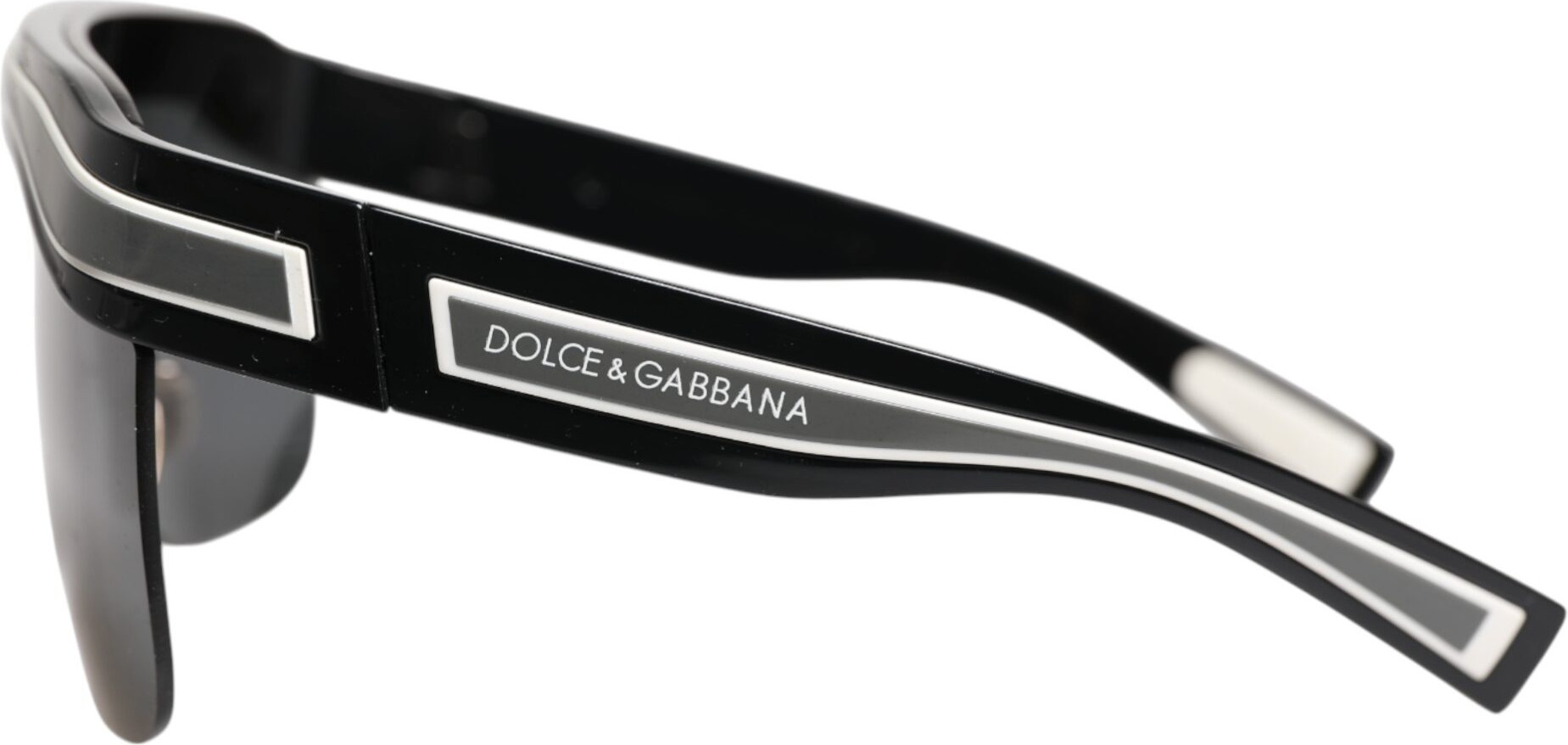 Sunglasses Dolce & Gabbana Black White Street Sporty
