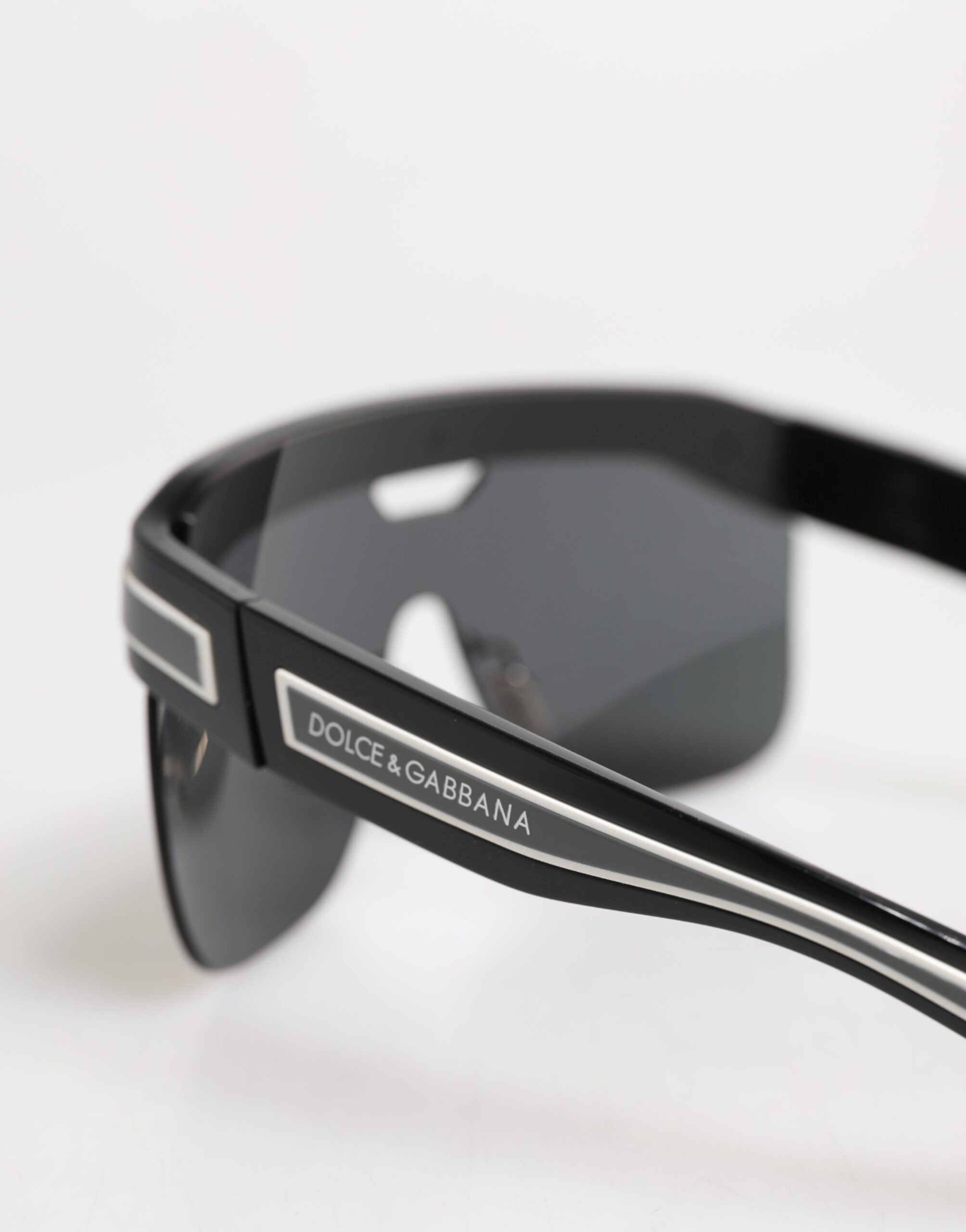 Sunglasses Dolce & Gabbana Black White Street Sporty