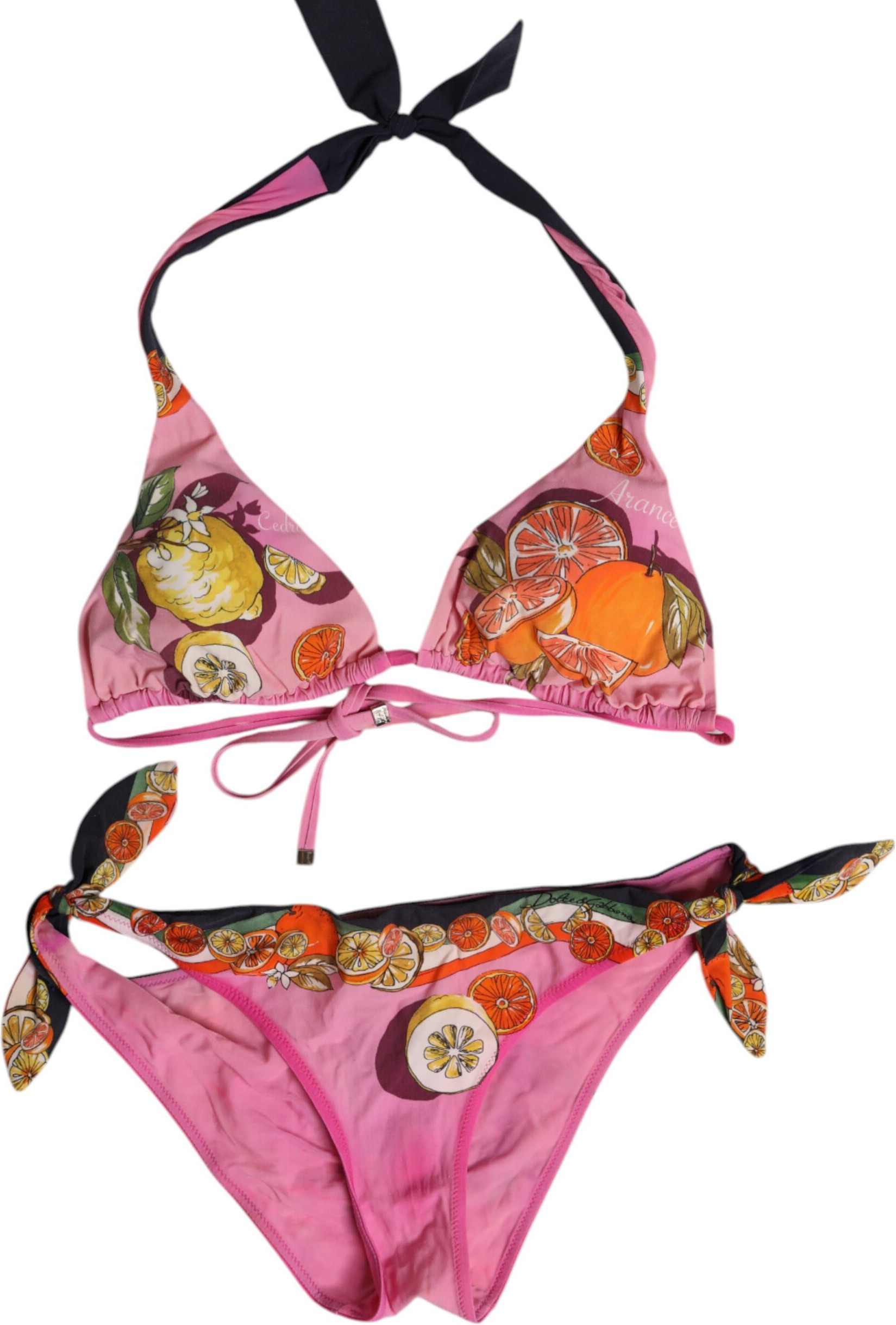Dolce & Gabbana ning pushti rangli bosma suzish kostyumi