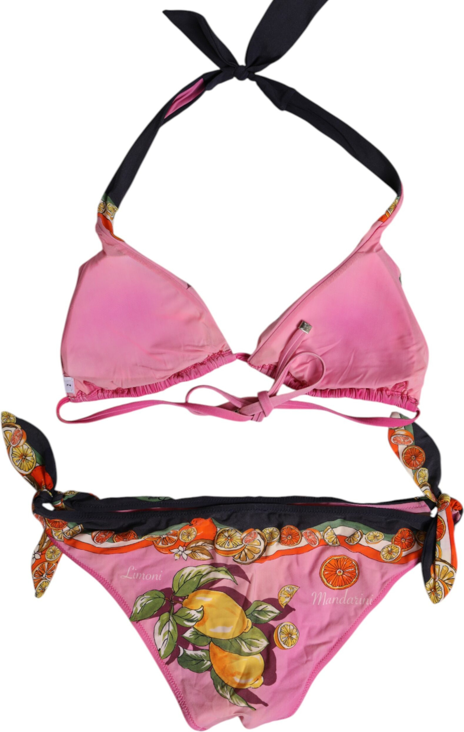 Dolce & Gabbana ning pushti rangli bosma suzish kostyumi
