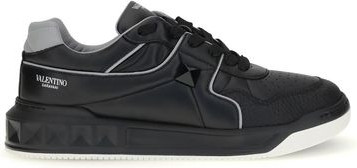 Black Calf Leather Sneakers Valentino Garavani