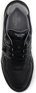 Black Calf Leather Sneakers Valentino Garavani