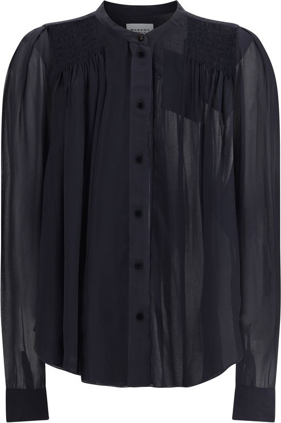 Черный топ из вискозы от Etoile Isabel Marant